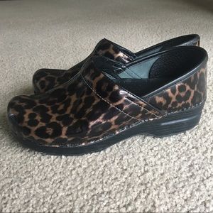 Leopard print Dansko Clog size 39
